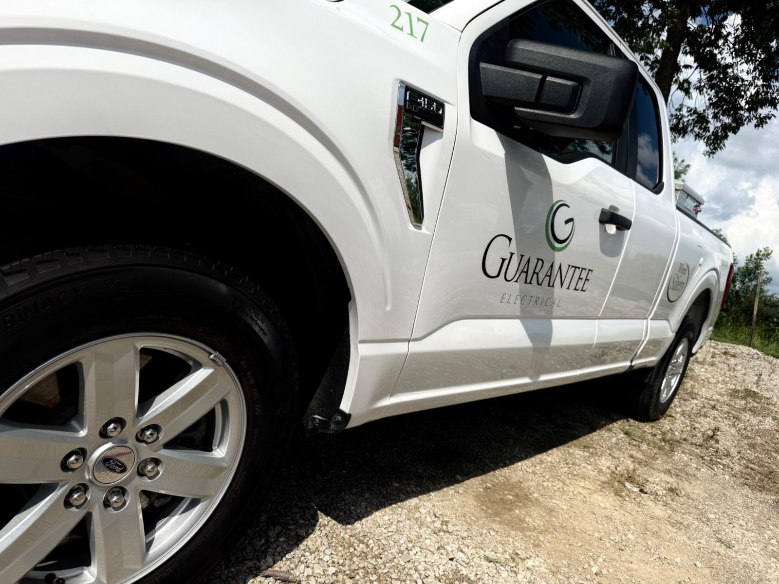 Commercial work truck cleaned by Select Mobile Detailing