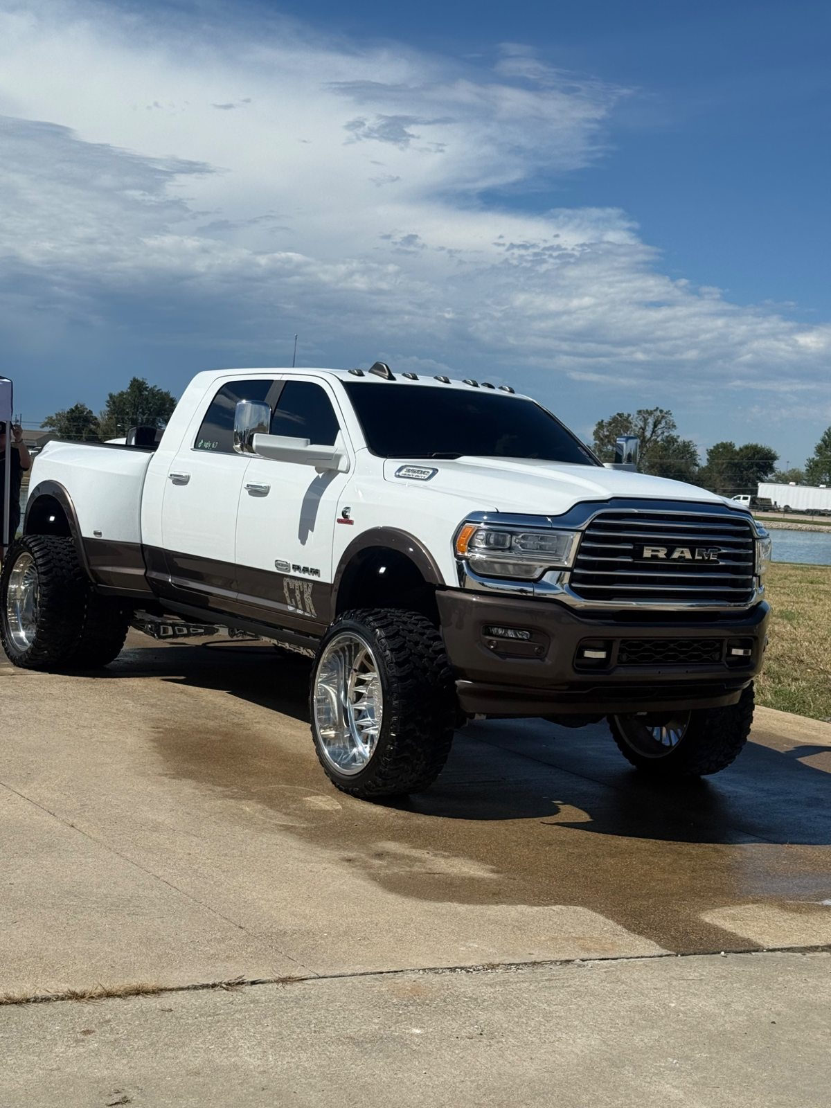 Lifted White Ram