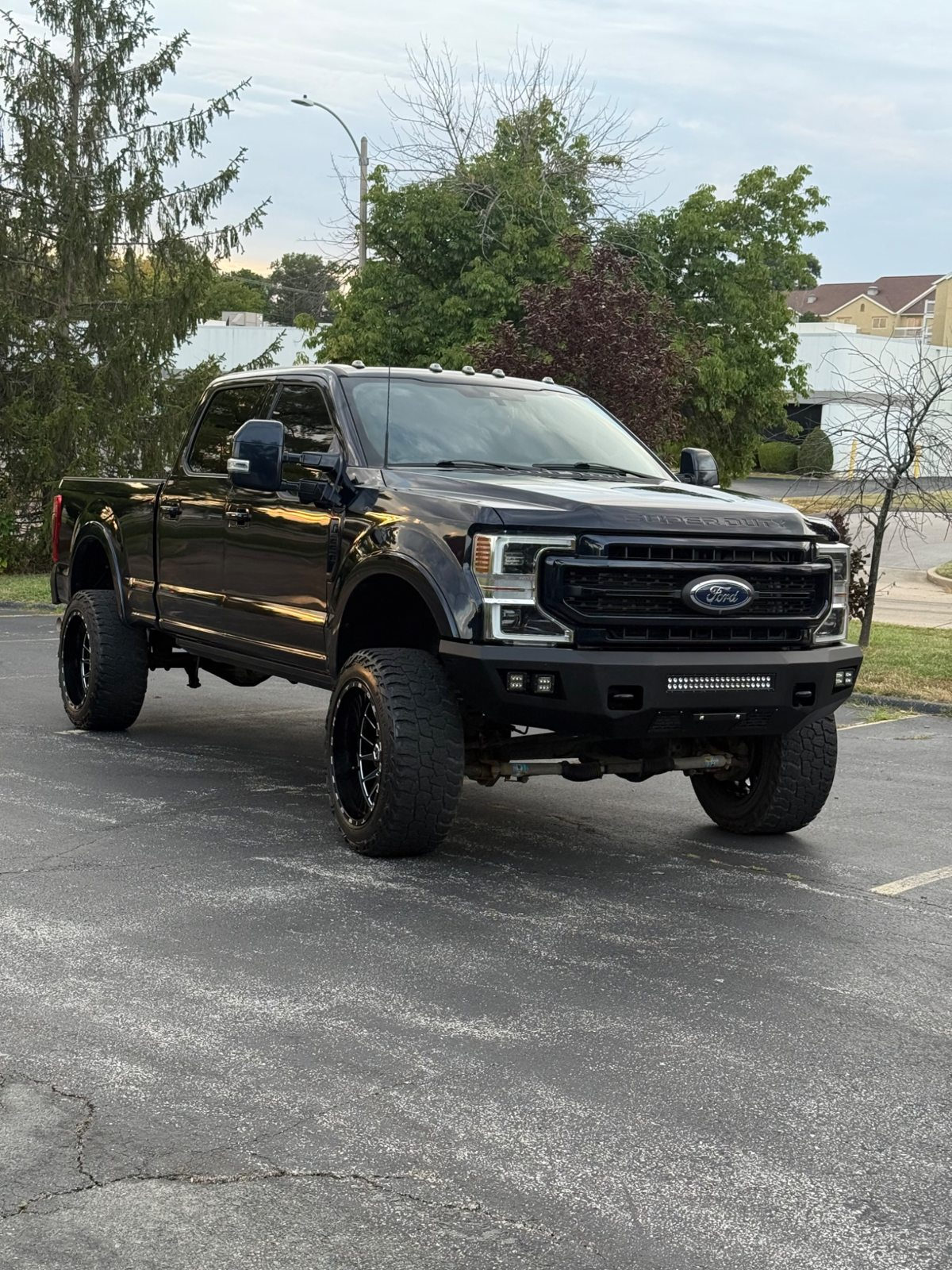 Black Ford Super Duty Truck